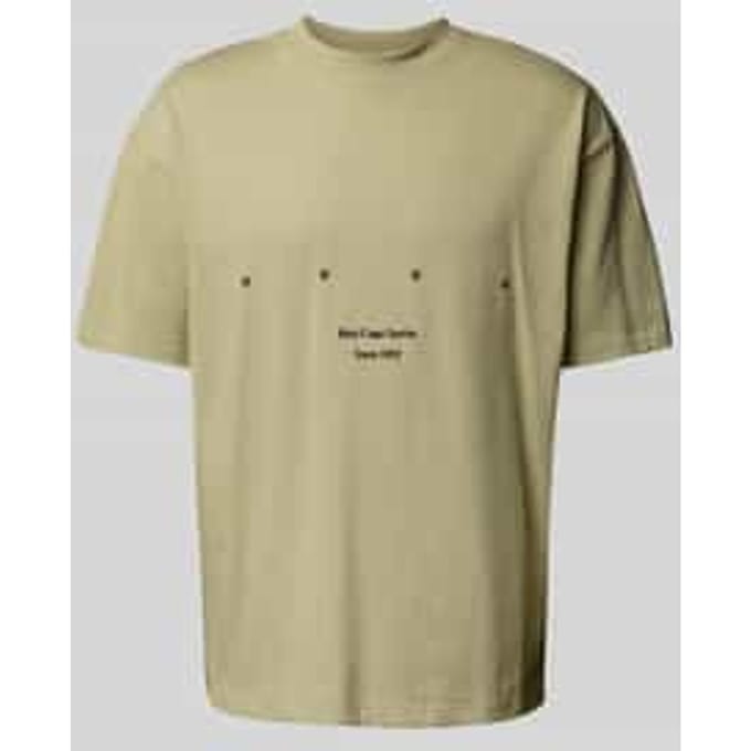 T-shirt met ronde hals, model 'Duwrite'