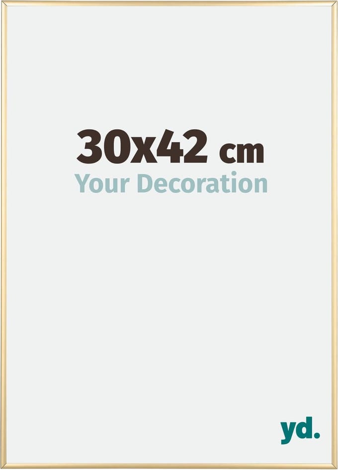 Your Decoration - Fotolijst 30x42 cm - Aluminium - Goud - Kent