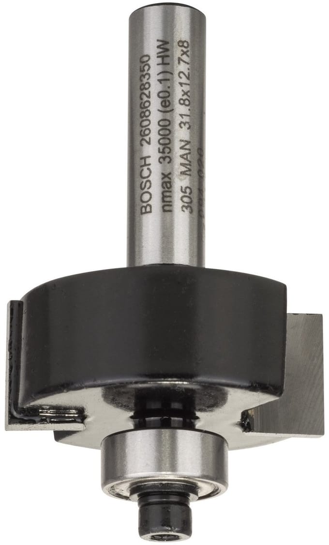 Bosch - Sponningfrezen 8 mm, B 9,5 mm, L 12,7 mm, G 54 mm