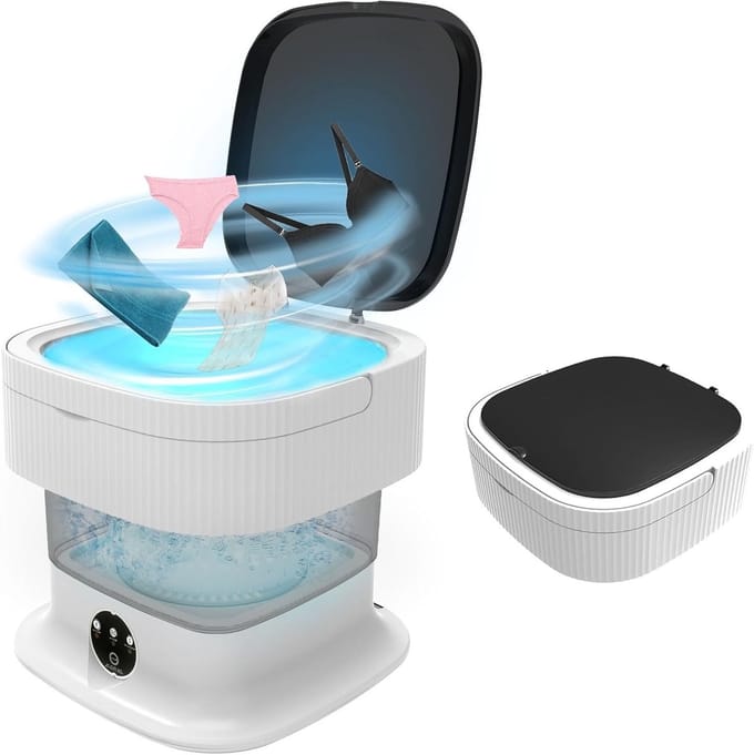 Mini Wasmachine - Voor Kleine Wasgoed - Meerdere Programma's