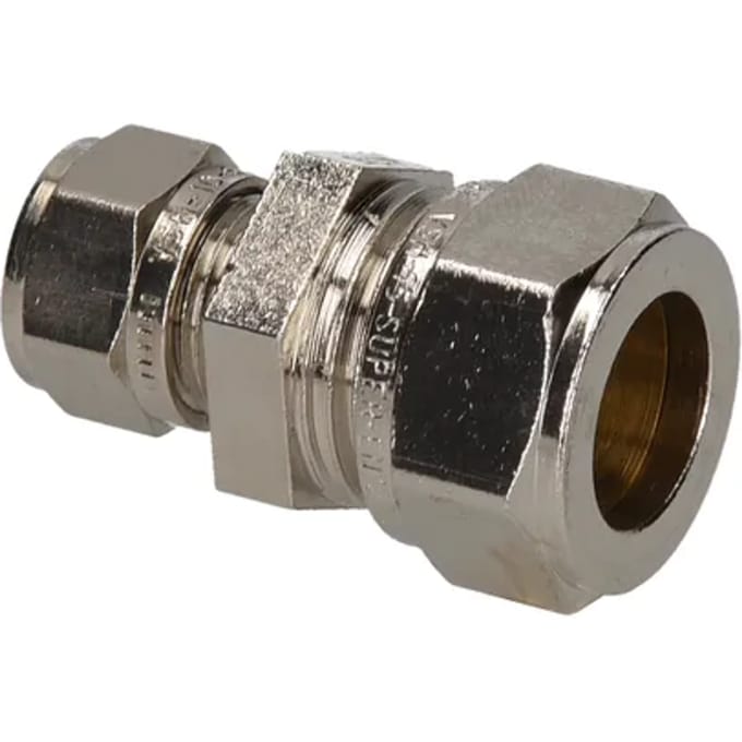 Sanivesk Knel Recht Verloop Chroom 15x10mm