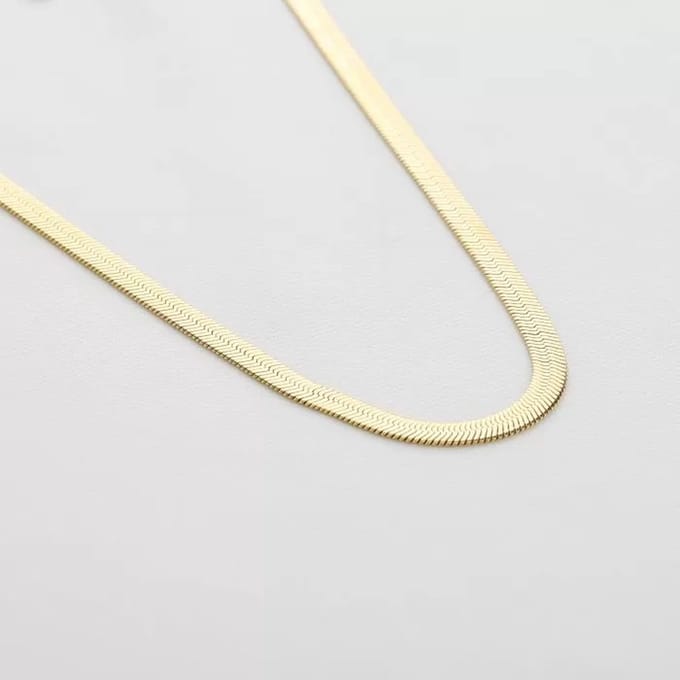 Michelle Bijoux Collier Glad (6 MM) Goud