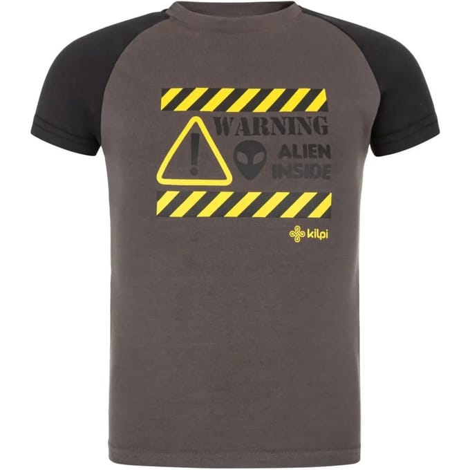 Jongens katoenen t-shirt kilpi salo-jb grijs 110