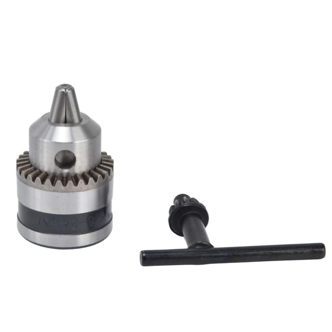 Conversie Boorkop RVS Sleutelloos 3 Klauw Draad Boorkoppen 38?24UNF 0.6?6 mm