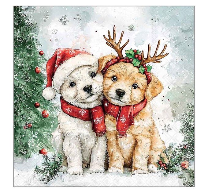 Lunch Servetten Cody and Buddy - Ambiente - 33x33 cm
