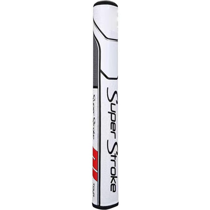 Grip de Club Anti-Dérapant Ergonomique Absorbant les Chocs Cuir PU Grip de Putter white