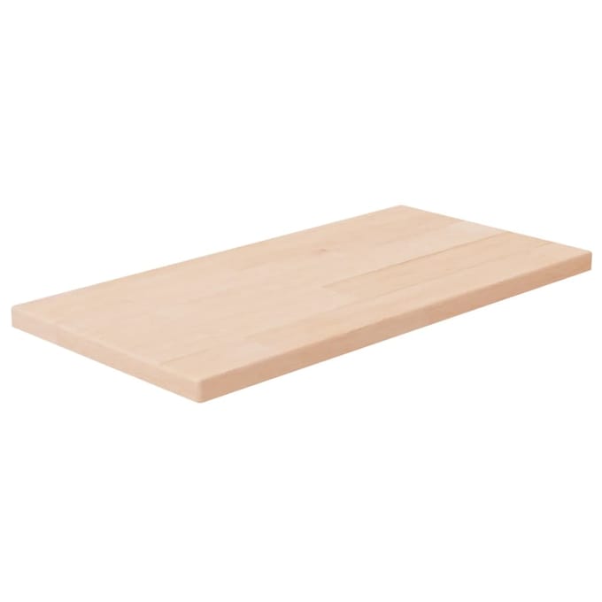 vidaXL - Plank - 40x20x1,5 - cm - onbehandeld - massief - eikenhout