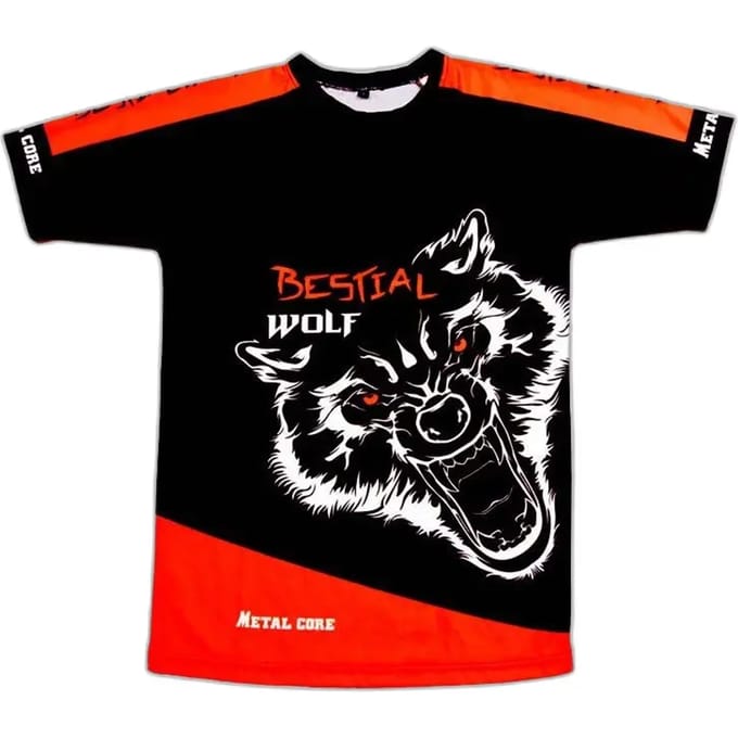 T-shirt hardlopen Bestial Wolf