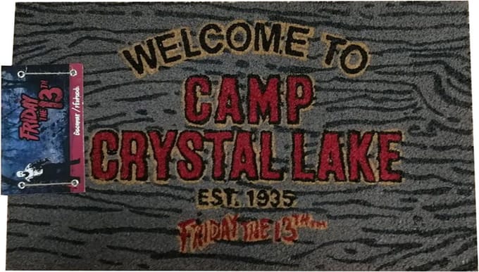Friday 13th Welcome Camp Crystal doormat