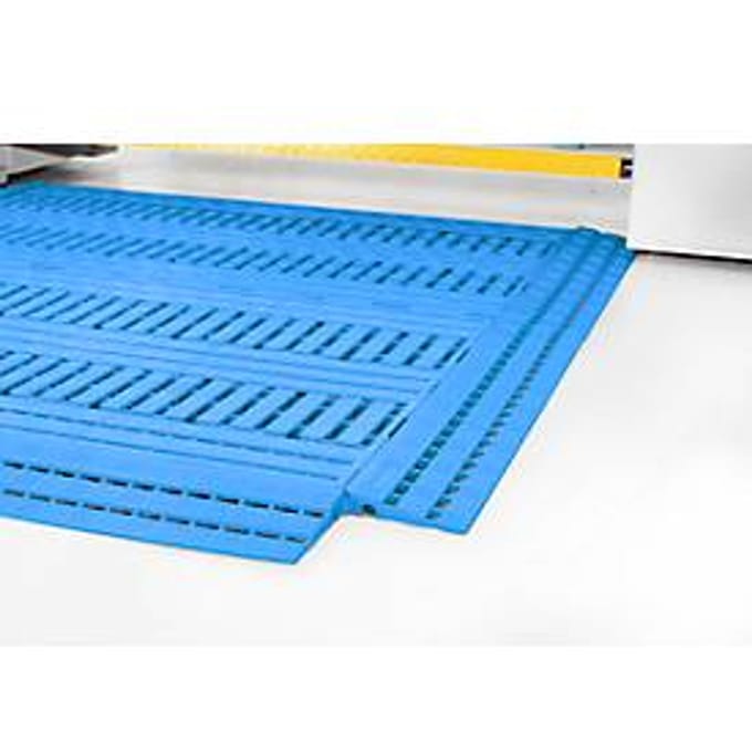 Vloerrooster Work Deck, 600 x 1200 mm, blauw