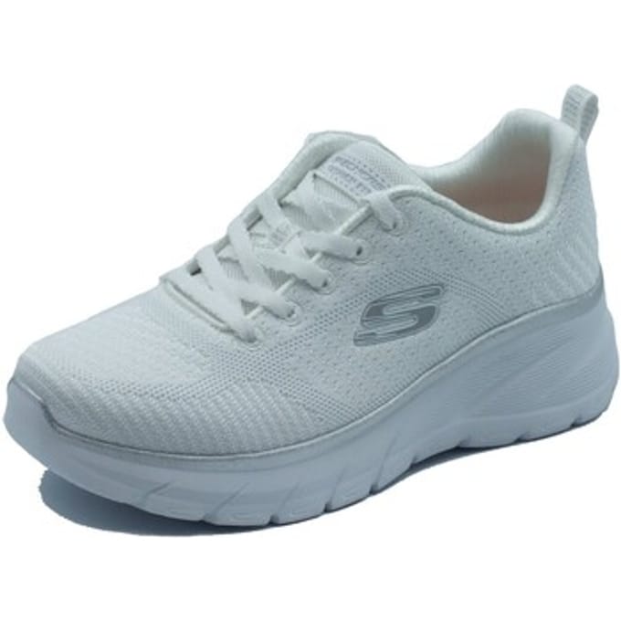 Skechers Dames Fashion Fit 2.0 Moonlight Glow Sneakers White Silver