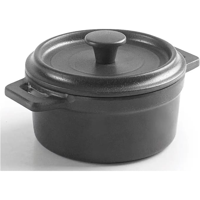 Melamine minisauspan met deksel Lacor D.10 cm