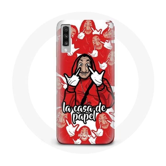 Coque pour Samsung Galaxy A50 La casa de papel Doigt