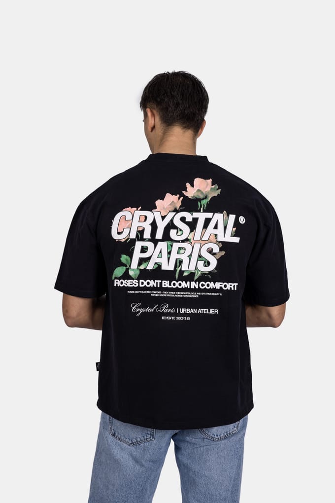 Crystal Paris Oversized T-shirt Rose