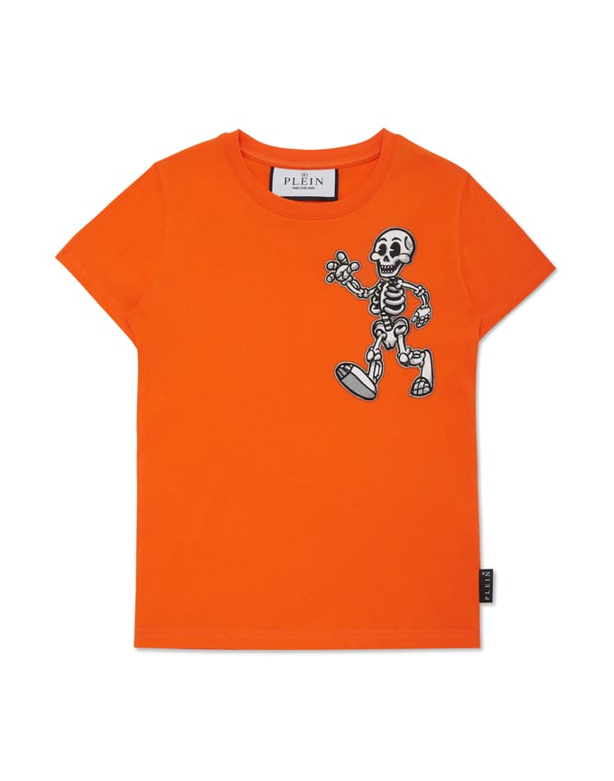 T-Shirt Ronde Hals Ss Skull