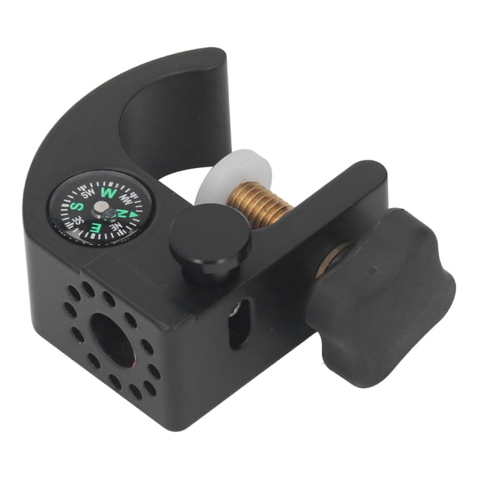 GPS RTK Paalklem Data Collector Verstelbare Houder Aluminiumlegering Stuurklem met Klein black