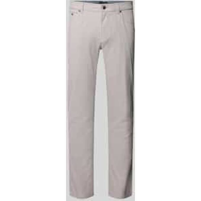 Regular fit stoffen broek met 5-pocketmodel