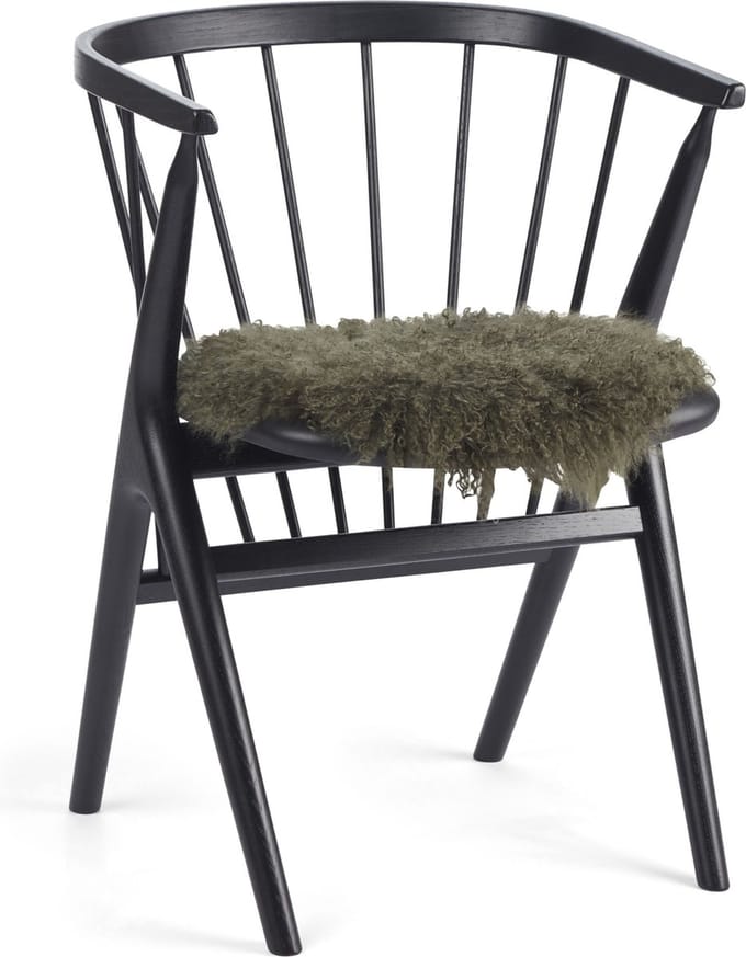 Sheepskin House - Curly Schapenvacht Stoel Cover - D38 cm