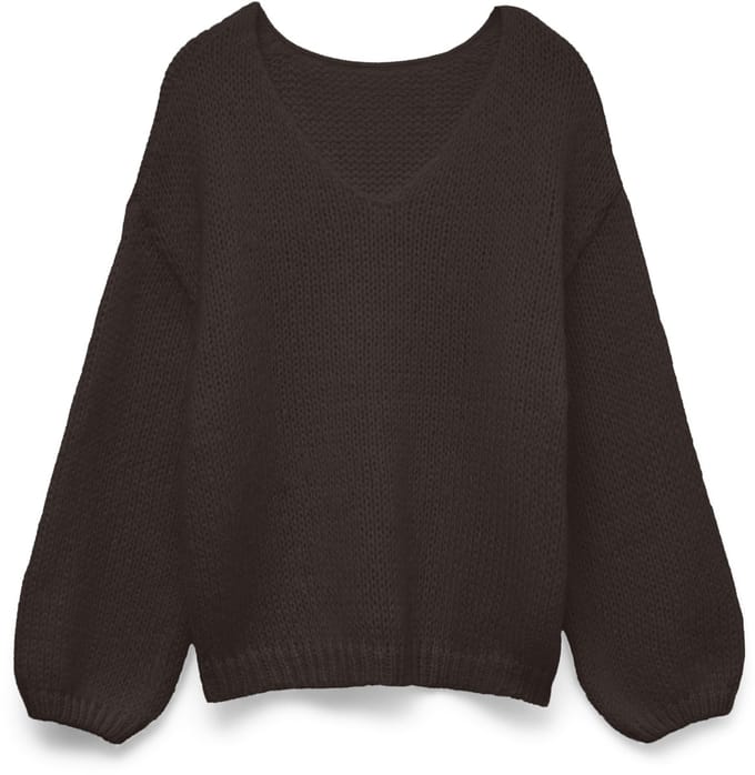 VERO MODA - VMMAYBE LS 2WAY V-NECK PULLOVER NOOS - Dames - Gebreide truien