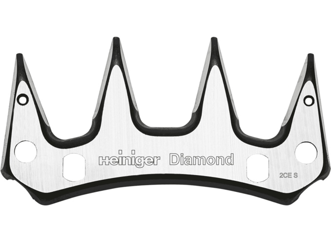 Heiniger Diamond Run-In Bovenmes – Professioneel bovenmes voor dichte wol 3,7 mm