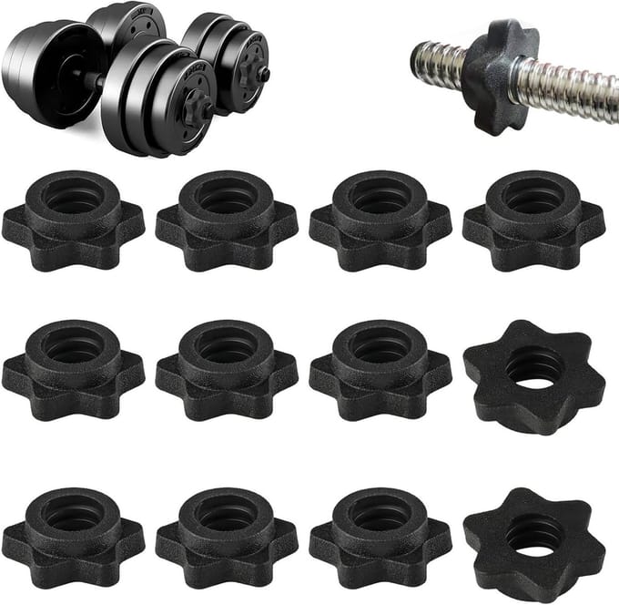 Solidchoice - Set van 12 Duurzame Halterschroeven voor Fitness