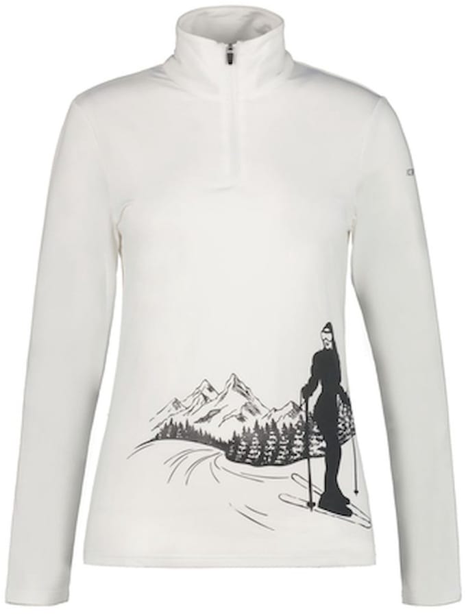 ICEPEAK - ellenton - Skipully met rits dames - Wit