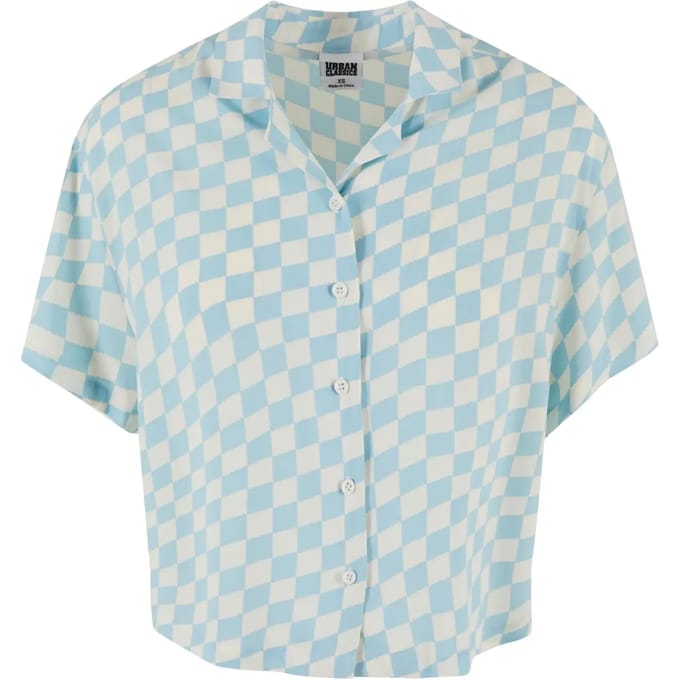 Urban Classics - Viscose Resort Blouse - XS - Blauw