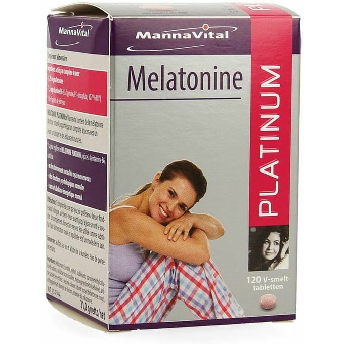 Mannavital Melatonine Platinum 120 Smelttabletten
