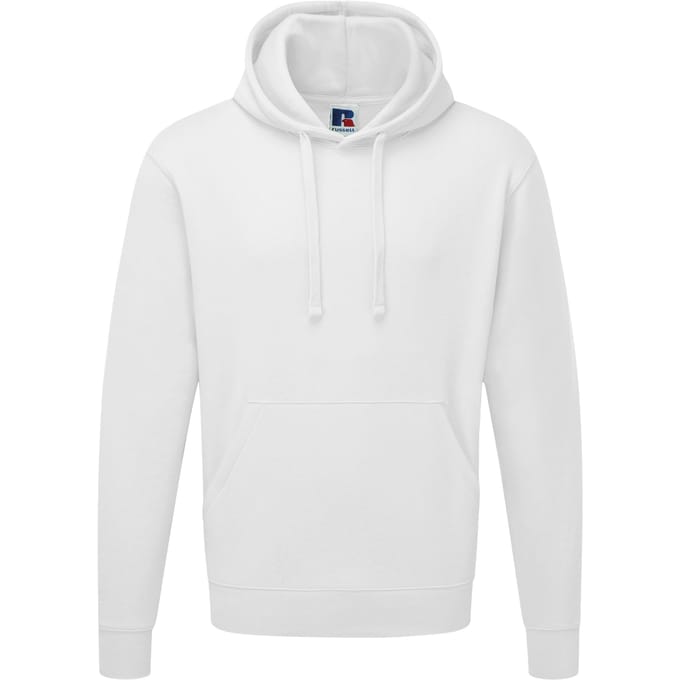 Russell Heren Authentieke Hooded Sweatshirt / Hoodie (Wit)