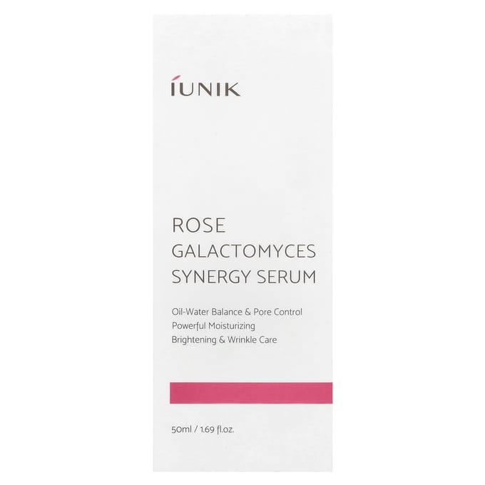 iUNIK, Rose Galactomyces Synergy Serum, 50 ml (1.71 fl oz) white