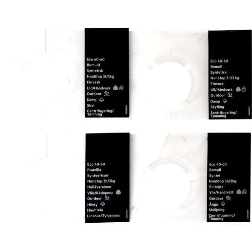 AEG programmaplaat, knop, zelfklevend, DA,NO,FI,SV 140117839203