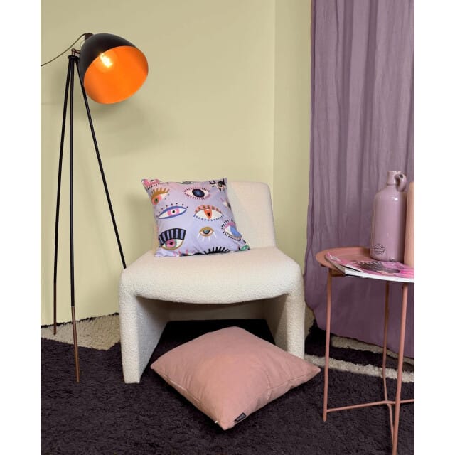 Gek op kussens! Sierkussen colorful eyes lila | 45 x 45 cm | katoen/polyester