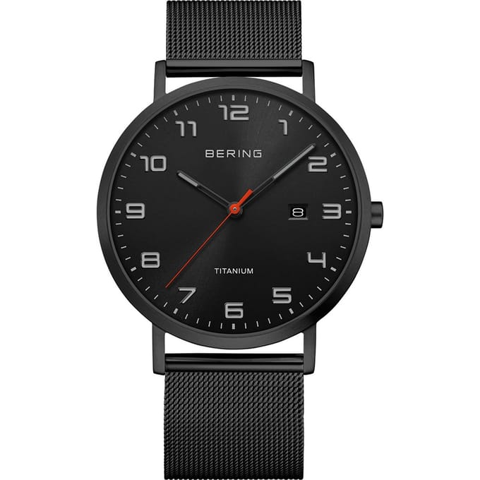 Bering - 18640-122 - Polshorloge - Heren - Kwarts - Titanium
