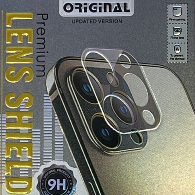 iPhone 12 pro Max Camera Lens Gehard Glas Tempered Glass Screen Protector Cover met Cleaning Set