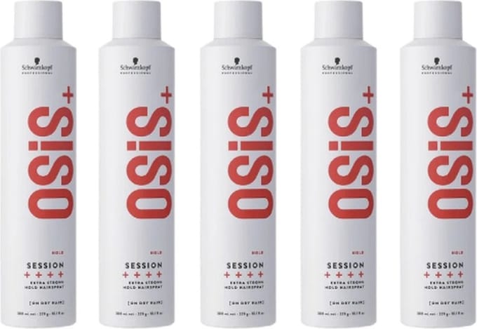 15x Schwarzkopf Osis Session Hairspray 500ml