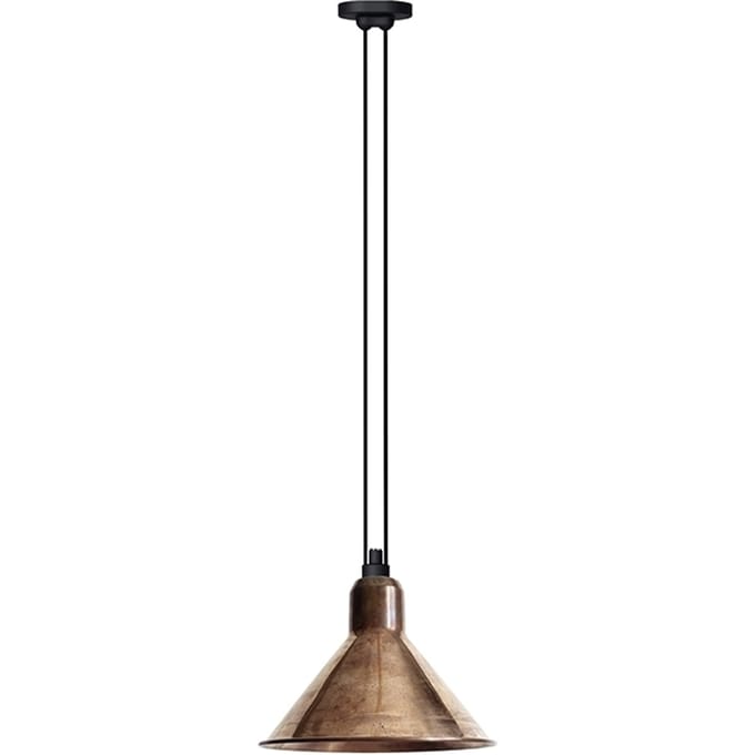 DCWéditions - LES ACROBATES DE GRAS N°322 hanglamp - niet gepolijst koper - conisch XL - brons