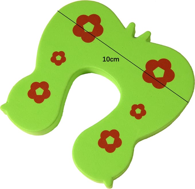 Deurstopper - Foam - Groen - Kinderveiligheid - Deurbeschermer - Vlinder - Deurklem