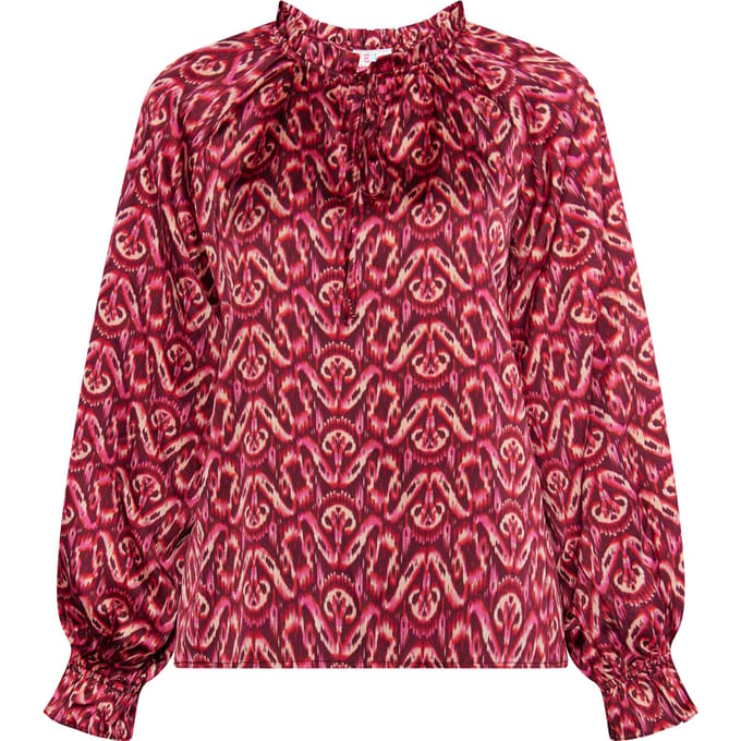 IZIA Blouse Dames Roze Veelkleurig