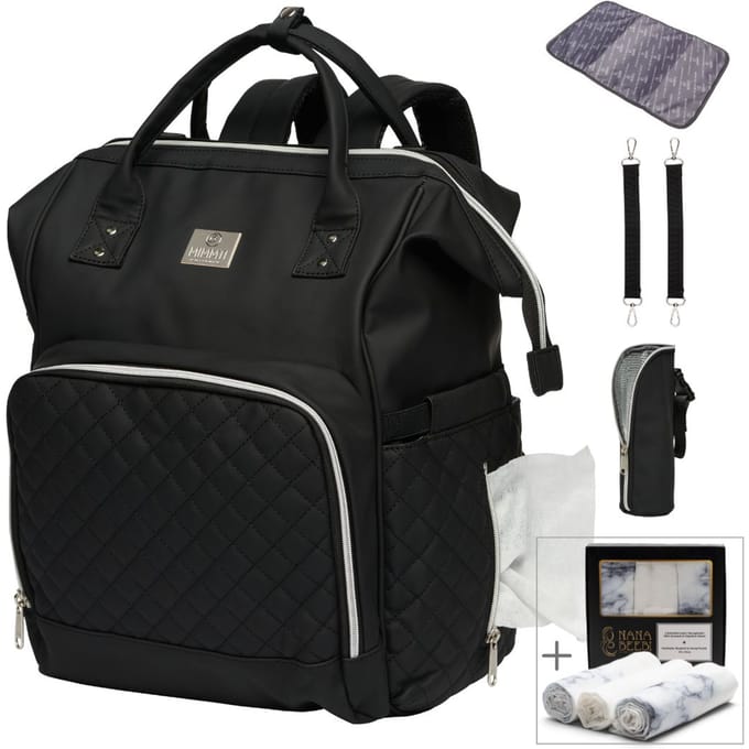 MIMMTI® 2.0 Leren Luiertas Bundel