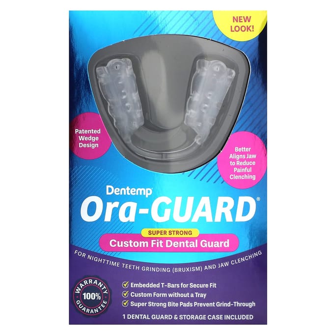 Dentemp, Ora-Guard, op maat gemaakte gebitsbeschermer, 1 gebitsbeschermer en opbergdoos