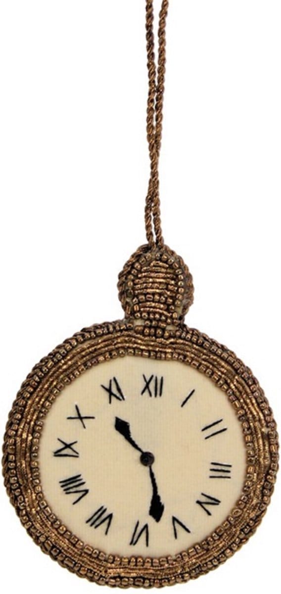 Zakhorloge ornament 7,8x1x9,5cm