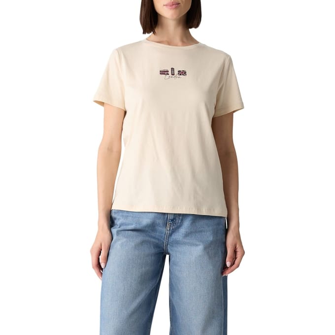 Comma T-shirts Beige Taglia: 44 | Jeans Outlet | Donna | Marrone