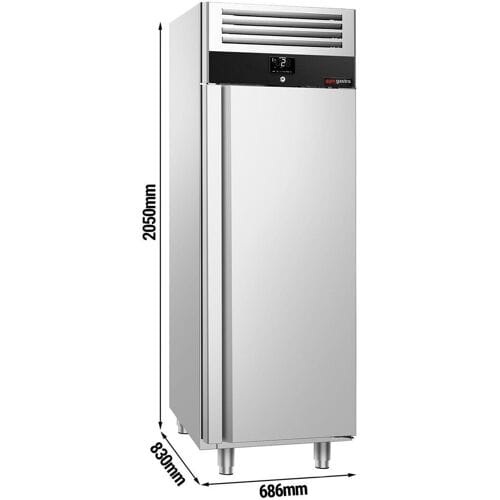 GGM Gastro Kühlschrank Edelstahl PREMIUM - GN 2/1 - 600 Liter - mit 1 Tür