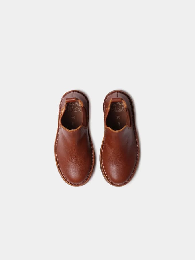 Chelsea boots voor kinderen van leer | CORA-PO