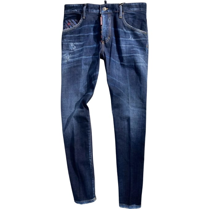Dsquared2 Donkerblauwe Spijkerbroek