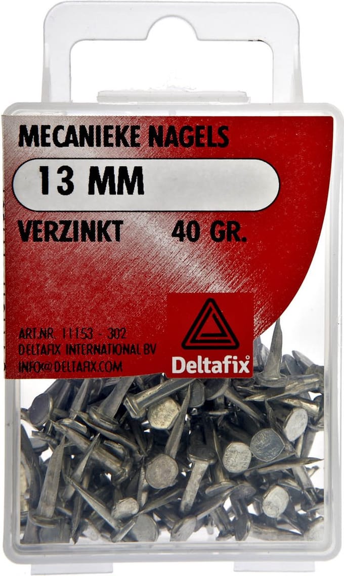 Deltafix Vertinde nagel doos 13mm 40 gram
