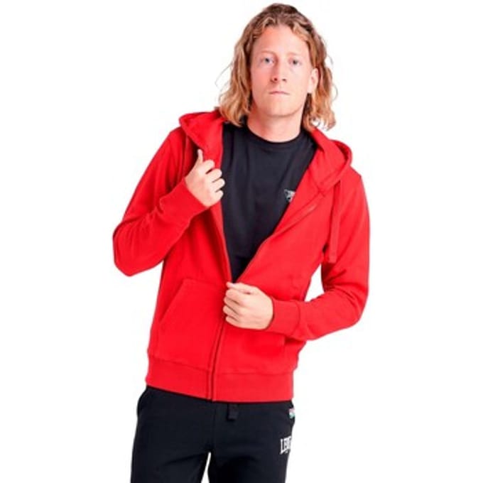 Capuchon sweaters Leone 1947 Man Hoody Full Zip Basic Small Logo