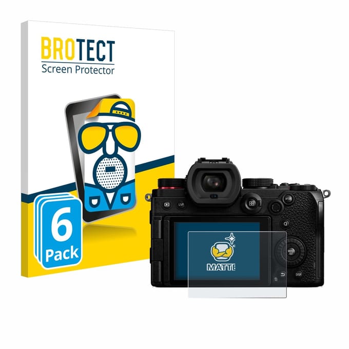 BROTECT - Screenprotector voor Panasonic Lumix DC-S5 / DC-S5D (2024) - Folie Beschermfolie matte 6 Stuks