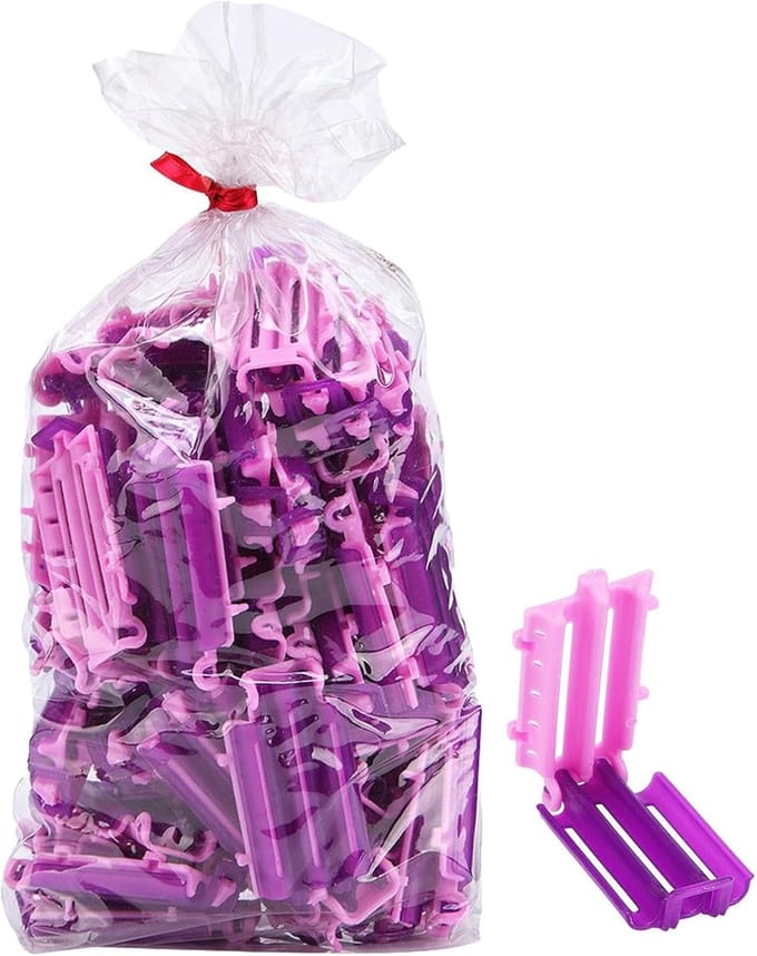 Professionele Krulstangen - Haarstyling Set - Permanente Krullen - Gladde Hars Materialen - 45 Stuks