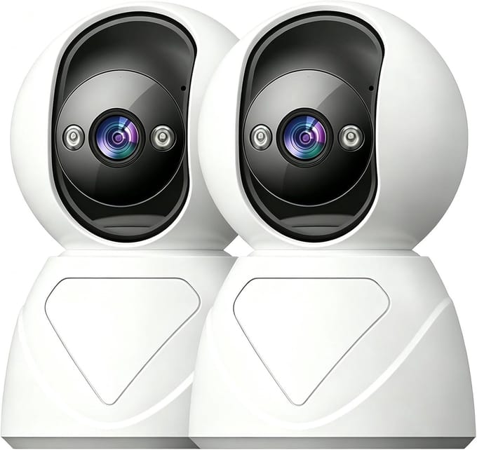 Binnencamera - Huis Camera - Thuis Bewaken - Smart Motion Tracking - 1080P HD - Wit